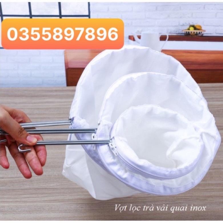 Vợt lọc trà vải quai inox (3 kích thước)