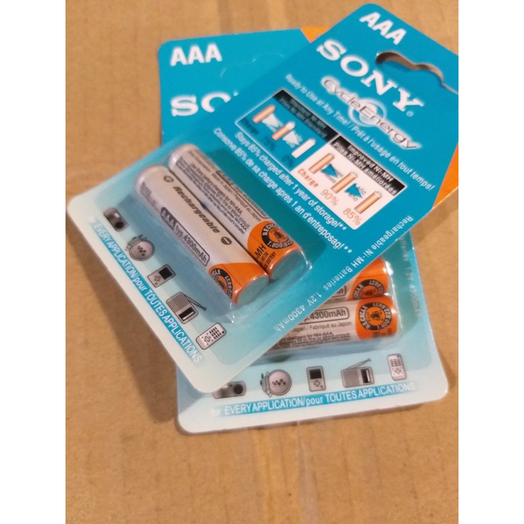Pin sạc  AAA - 3A Rechargeable NH-AAA 1.2V - 4300mAh - Sạc 1000 lần