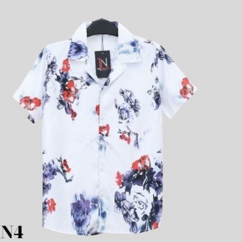Áo sơ mi tay ngắn nam nữ form rộng sơ mi cổ vest unisex tay lỡ, chất vải lụa mịn chống nhăn_KVIND_store08