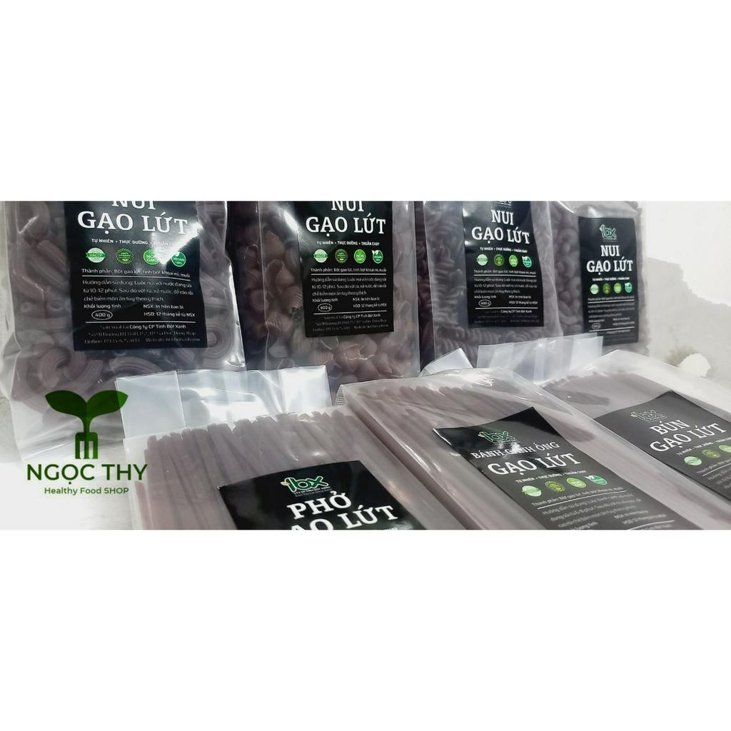 Bún phở nui bánh canh ống làm từ gạo lứt Tinh Bột Xanh gói 400gr ăn eatclean healthy