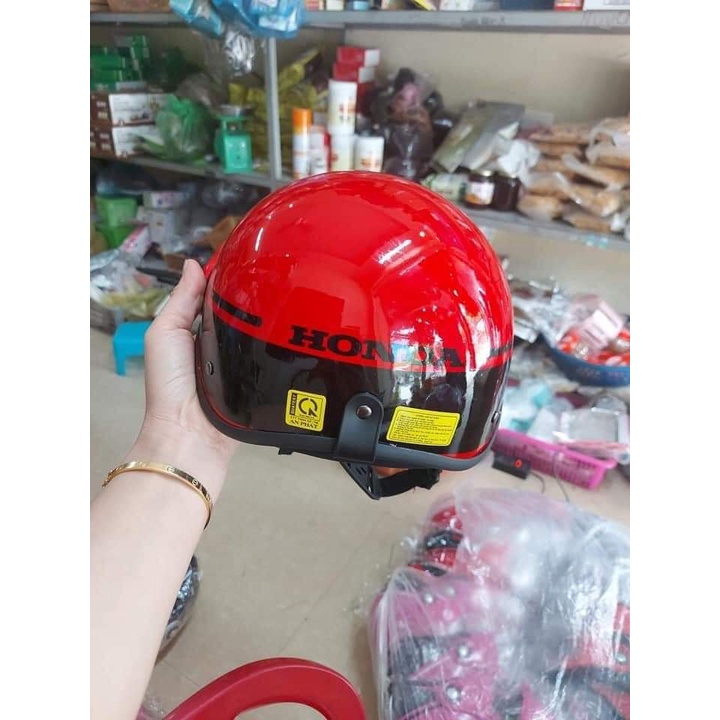 MŨ BẢO HIỂM HONDA, MŨ BẢO HIỂM NỬA ĐẦU CÓ KÍNH CHẮN GIÓ