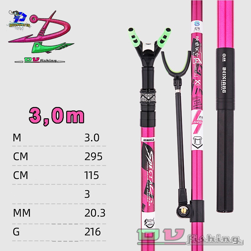 Gác Cần Câu Đài,Chống Cần Câu Tay Carbon cao cấp BENXIANG