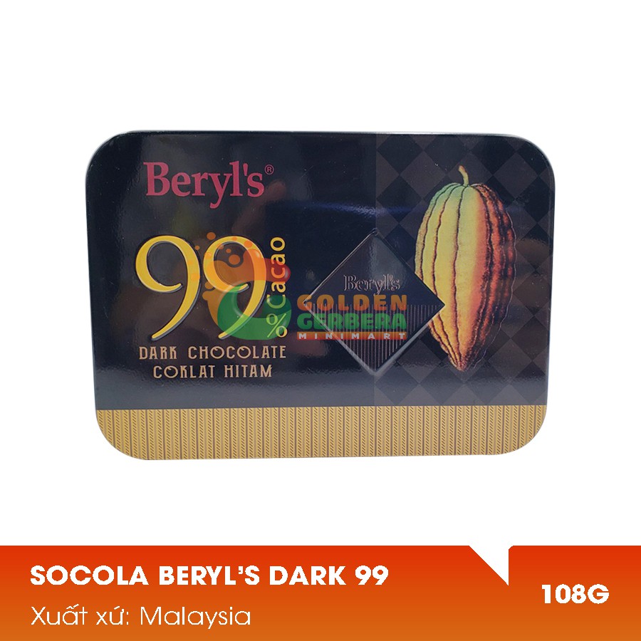 Socola Beryls Dark 99% 108G