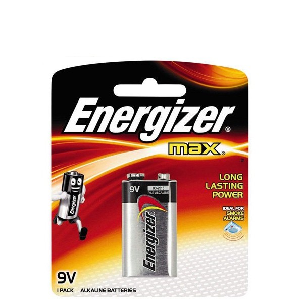 Pin 9V Energizer Alkaline - Pin vuông - Pin máy đo PH - Pin máy ảnh