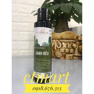 Màu unicorn color xanh rêu 210gr