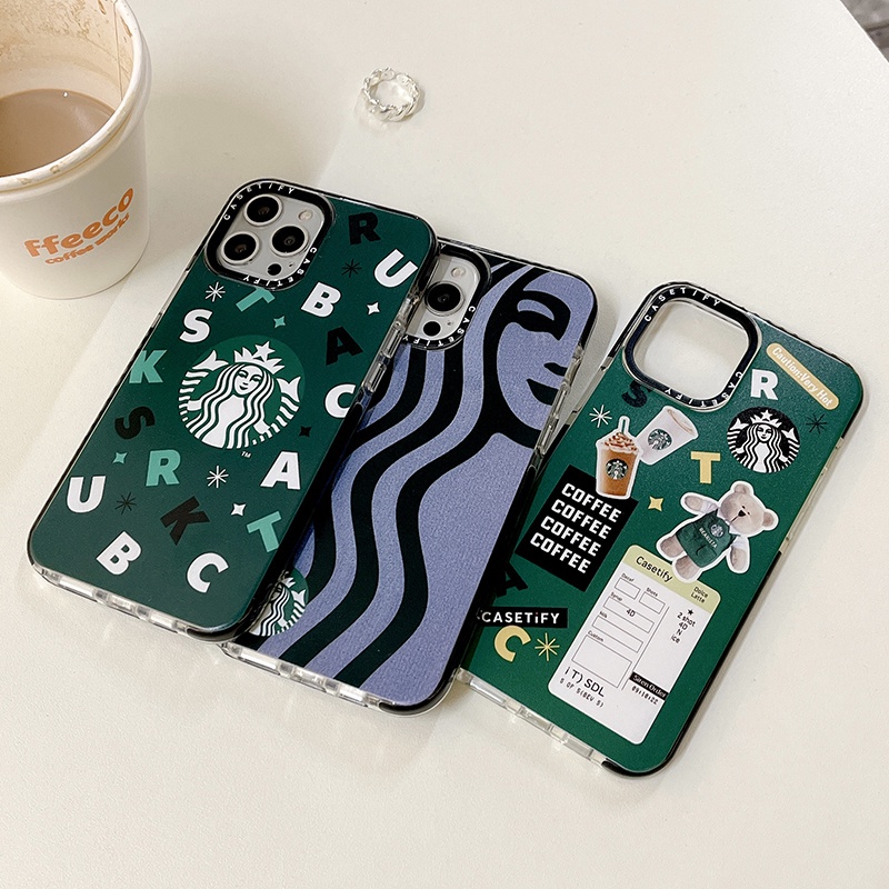 Ốp Điện Thoại Mềm Chống Sốc In Hình Cốc Starbucks Cho iPhone 13 12 11 Pro X XS Max XR 7 8 Plus