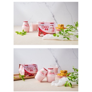 Sữa chuối & dâu & dưa gang (lọ nhựa 240ml)-(hộp giấy 200ml)
