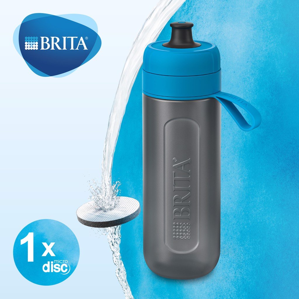 Bình Lọc Nước BRITA Fill & Go Active Blue - 600ml (Kèm Microdisc)