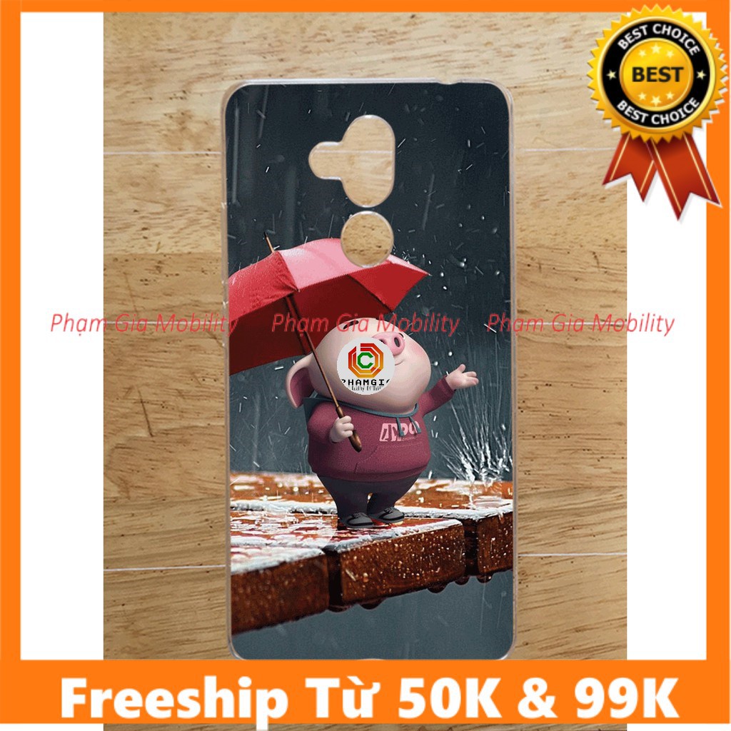 Ốp Lưng Nokia 8.1 (X7) dẻo, in hình đẹp - Hình Gấu Thỏ Heo (P2)