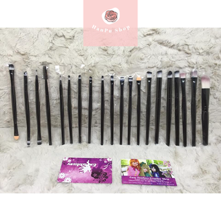 Bộ cọ trang điểm cá nhân cao cấp 20 cây sang trọng, Bộ cọ makeup chuyên nghiệp 20 cây