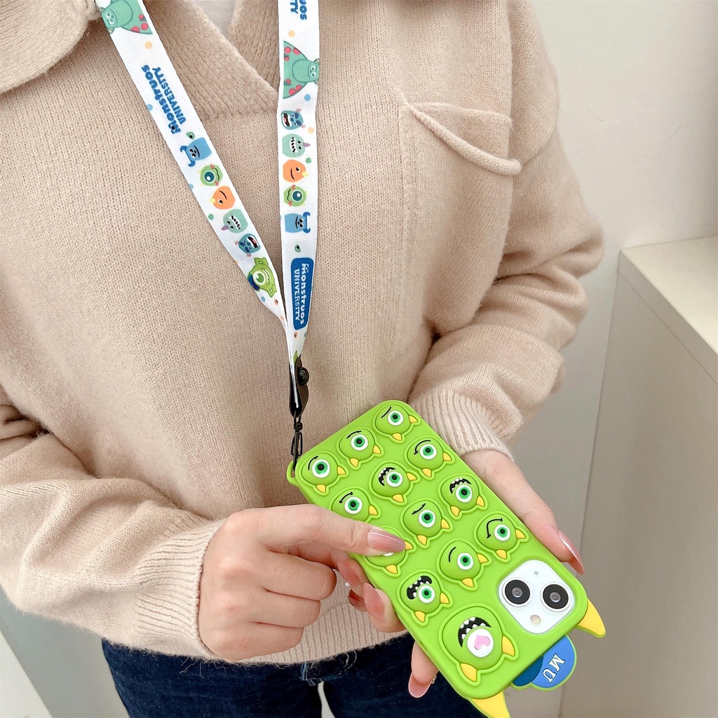 Ốp Điện Thoại Silicon In Hình Quái Vật Chống Sốc Cho iPhone 13 12 11 Pro Max XR XS Max X 7 8 6 6S Plus