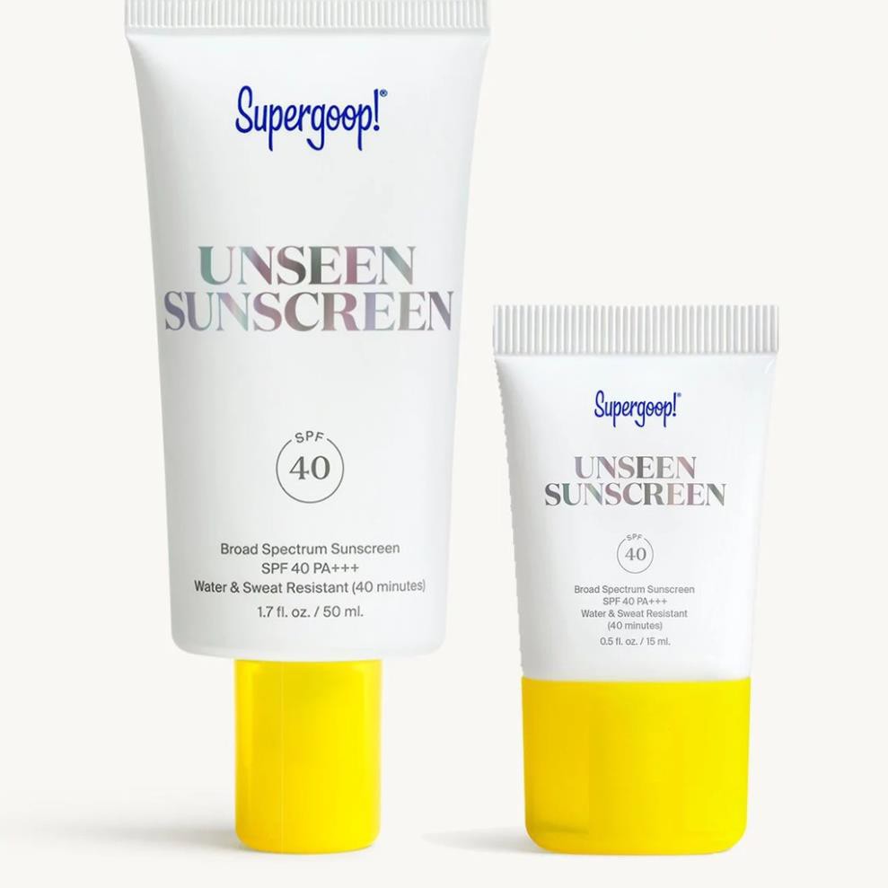 Kem chống nắng SUPERGOOP Unseen Sunscreen Broad Spectrum SPF 40 10ml - 15ml