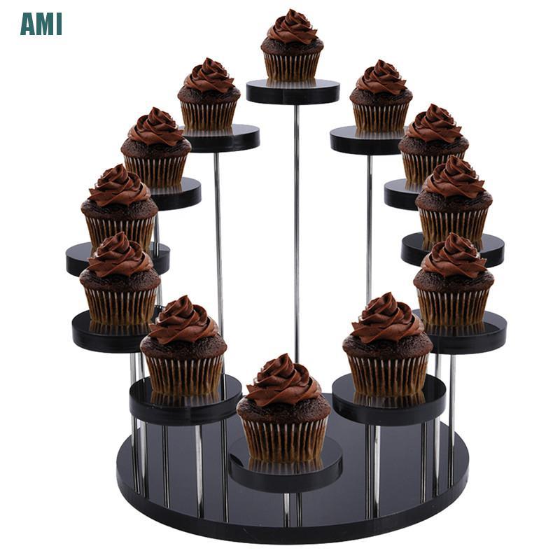 Giá Trưng Bày Bánh Cupcake Bằng Nhựa Acrylic Cao Cấp Tiện Dụng