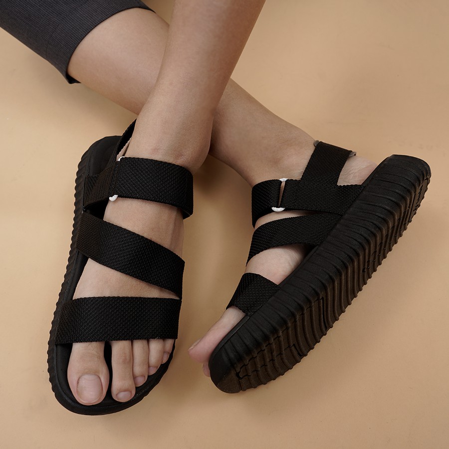 Giày Sandal SAADO - YZ04 - Yezi Black [SAADO Vietnam]