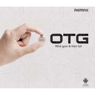Đầu USB OTG - Micro USB REMAX RA-OTG (BM-00670)