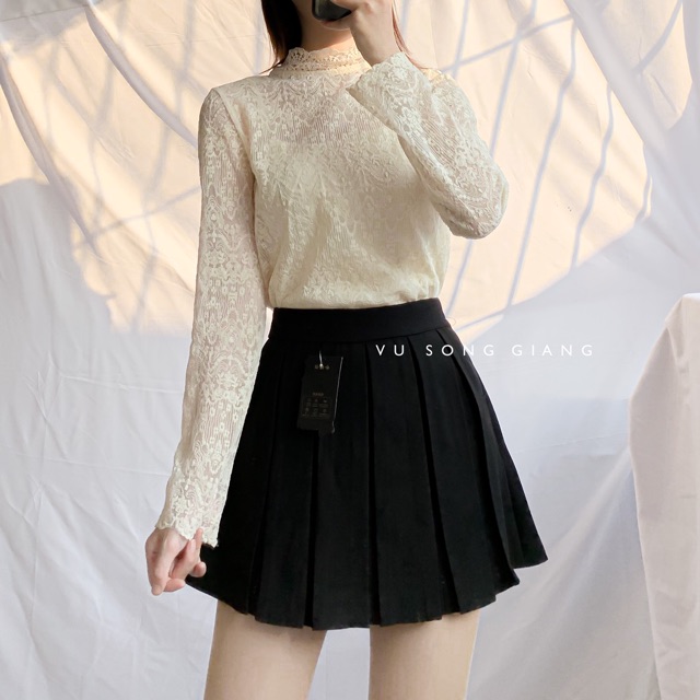 [ẢNH THẬT SHOP TỰ CHỤP] Chân váy xếp ly - có túi và lót quần | BigBuy360 - bigbuy360.vn