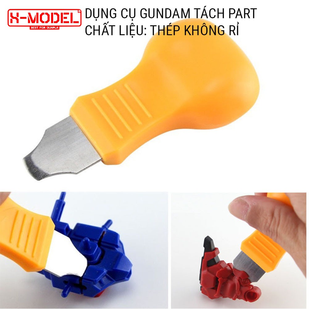 Dụng cụ tách part nhựa mô hình lắp ráp Gundam Bandai X-MODEL XM30-2 thép cao cấp dùng tách part khi lắp ráp mô hình