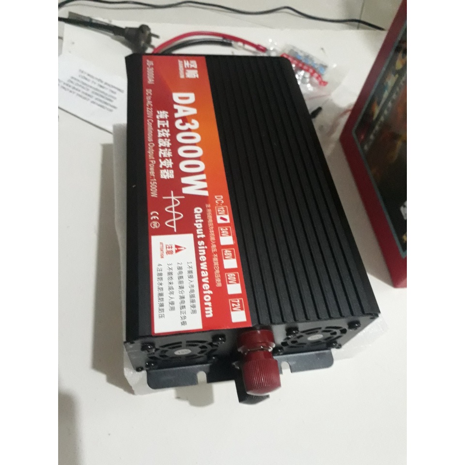 BỘ KICH ĐIỆN INVERTER 12V-24V Lên 220V 3000W SIN CHUẨN - DA-3000W