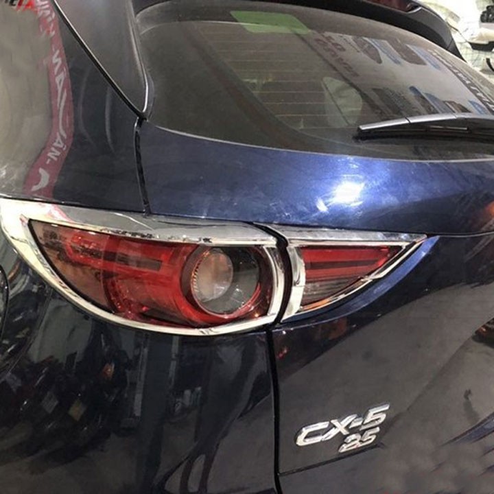[Mazda Cx-5 2018-2019] Ốp Viền Đèn Pha, Hậu Mạ Crom Cho Xe - Mazda Cx-5 2018-2019