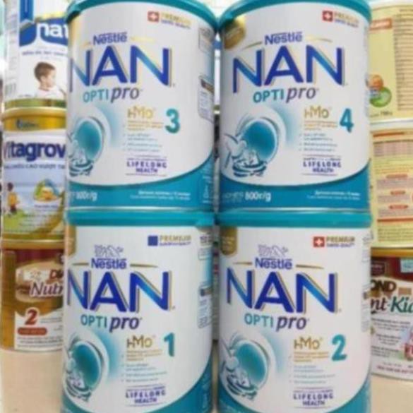 [Đóng thùng carton+Chèn xốp] Sữa Nan Nga đủ số 1,2,3,4 800g Date update mới nhất