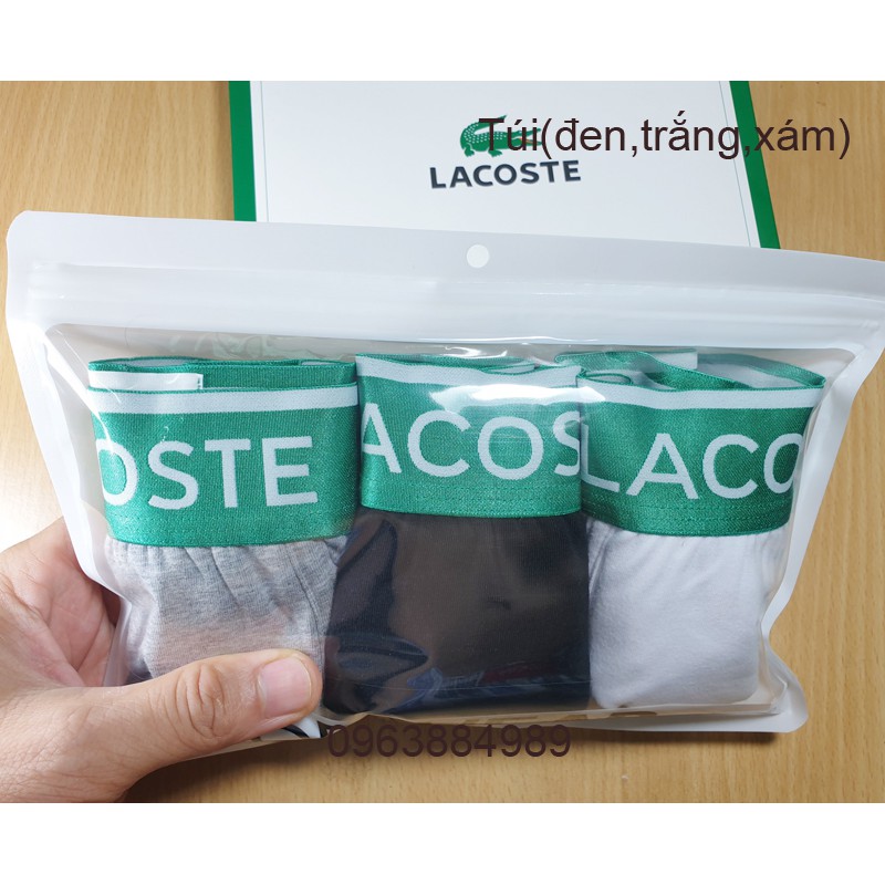Combo 3 quần boxer CA.01 dạng sịp đùi cho anh em chất cotton đẹp , chất- ảnh, video shop làm