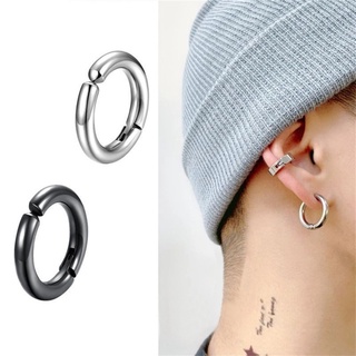 Bông tai hợp kim titan phong cách G Dragon không cần xỏ lỗ cho nam nữ