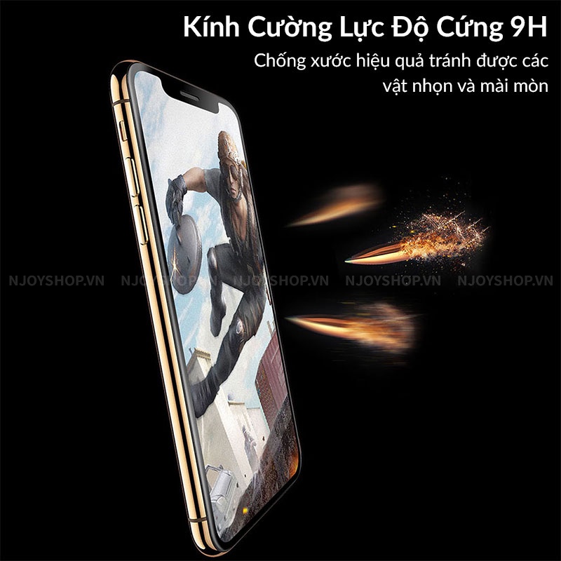 Kính Cường Lực Hỗ Trợ Chơi Game Kingkong 3d Gaming Chống Vân Tay Ip Xsmax 11 Pro Max 12 Pro Max 13 Pro Max