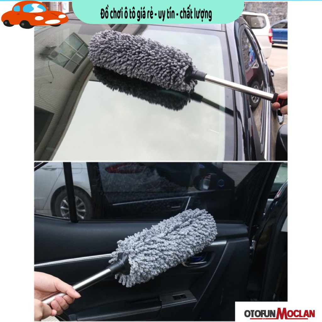 Chổi Lau Rửa Xe Ô Tô Chuyên Dụng, Chổi Lau Bụi Sợi Dầu Ô Tô Tiện Lợi