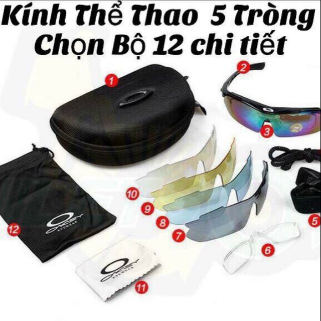 Kính thể thao 5 trong 1