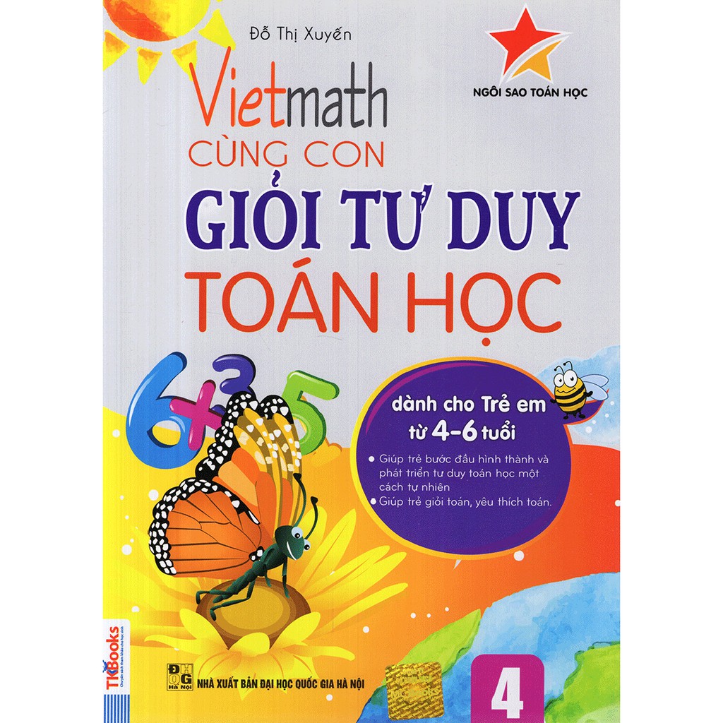 Sách - Vietmath - Cùng Con Giỏi Tư Duy Toán Học Tập 4