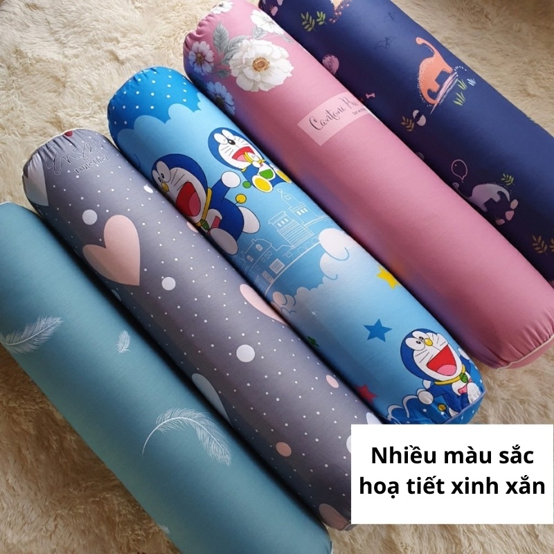 Vỏ gối ôm Cotton Poly Nhiều Hoạ Tiết Ngộ Nghĩnh ( GIAO MẦU NGẪU NHIÊN )