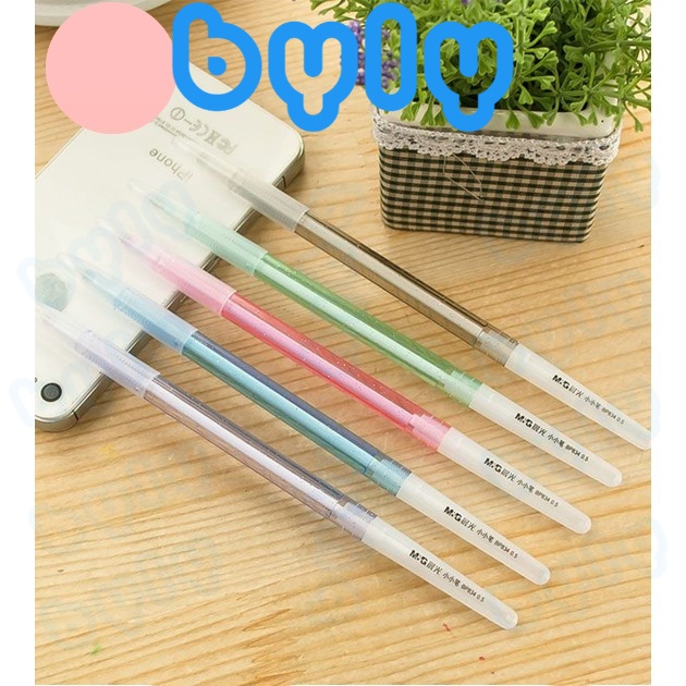 Bút bi mực xanh có hương thơm thân bút thiết kế xinh xắn M&G ABP12530 Little Pen ngòi 0.5mm - ByLy Store