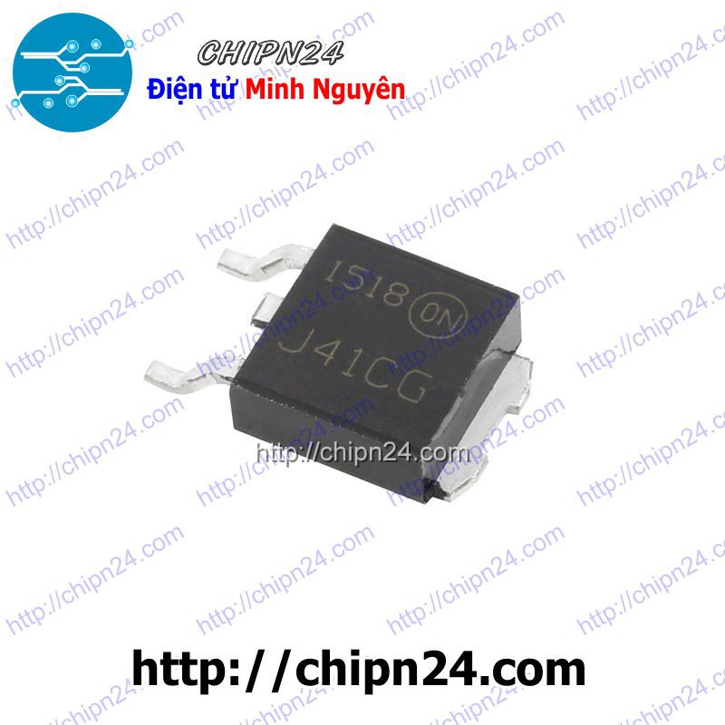 [2 CON] Transistor Dán MJD41C TO-252 NPN 6A 100V (SMD Dán) (MJD41 J41CG TIP41C TIP41)
