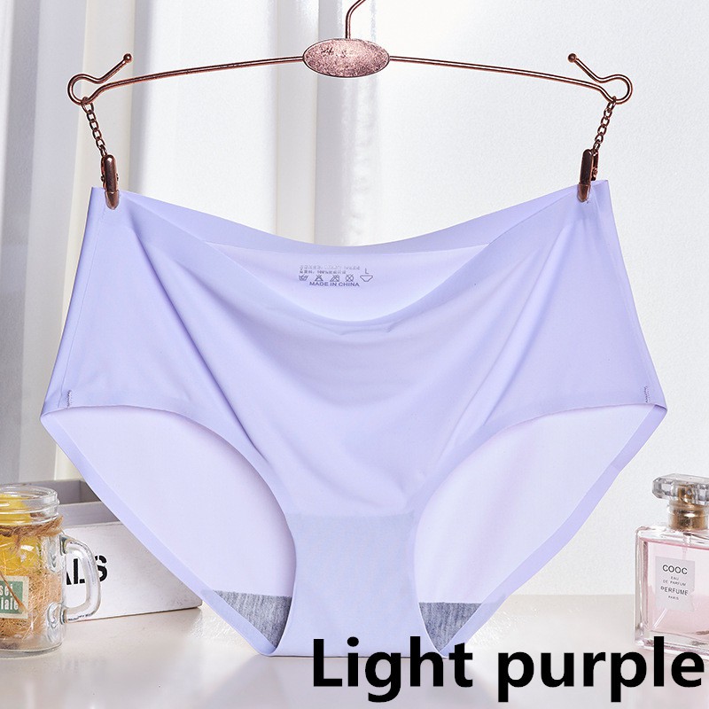 Quần lót lụa mềm không đường may phong cách quyến rũ