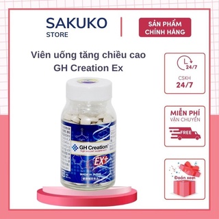 [Mã COSDAY798 -10% đơn 150K] Viên uống tăng chiều cao GH Creation EX Nhật Bản 270 Viên