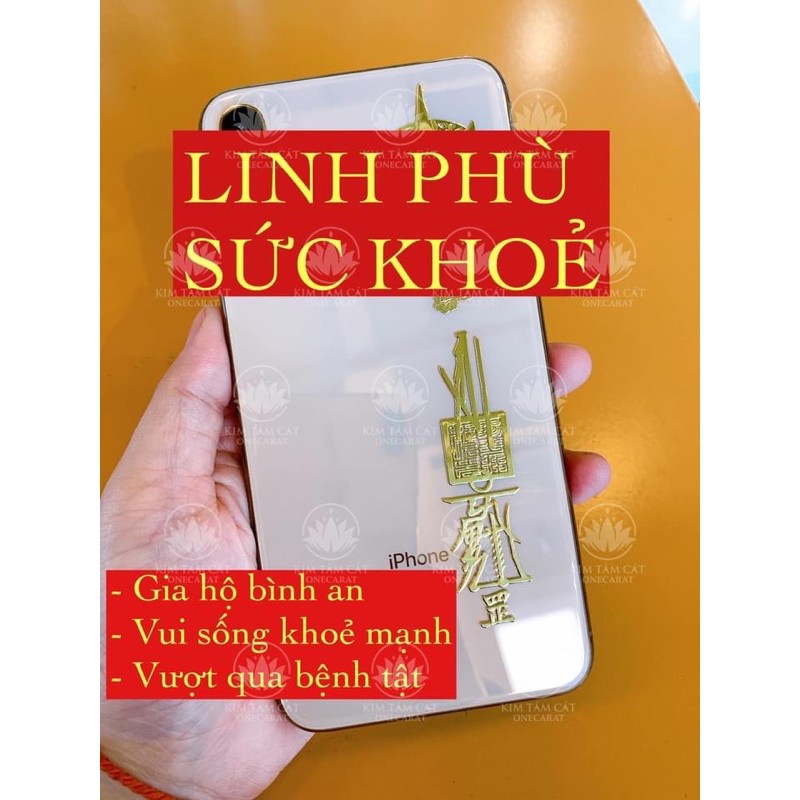 Bộ 5 Miếng Dán Điện Thoại Hộ Mệnh Phù hợp: Bình An, Sức Khoẻ, Quý Nhân, Lái Xe, Tránh Nạn .. Chất lượng đẹp lung linh