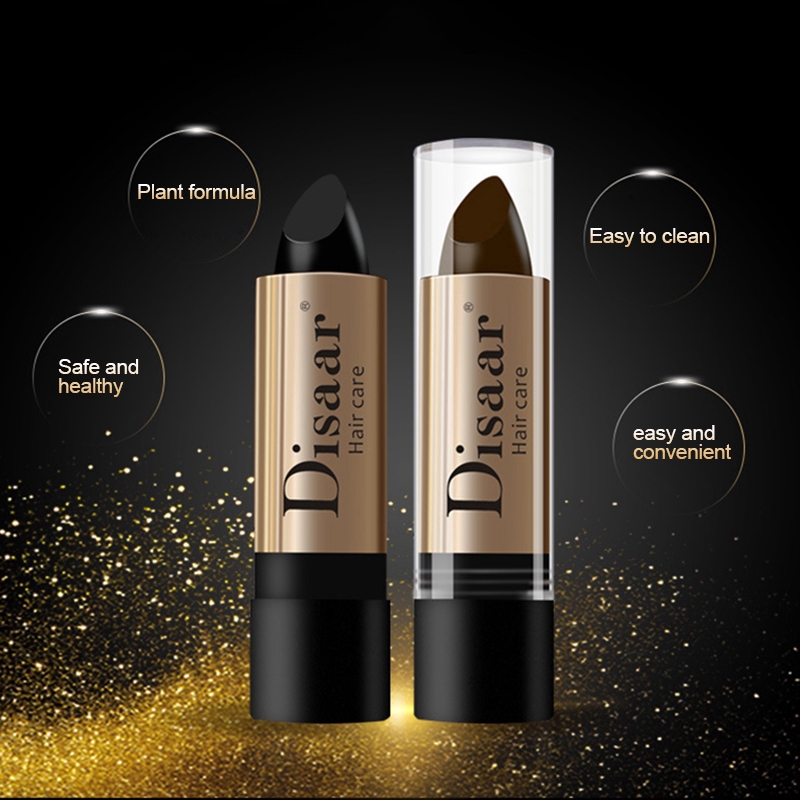Thỏi nhuộm tóc thương hiệu Disaar 22g màu đen tự nhiên thiết kế kiểu son môi tiện lợi | BigBuy360 - bigbuy360.vn