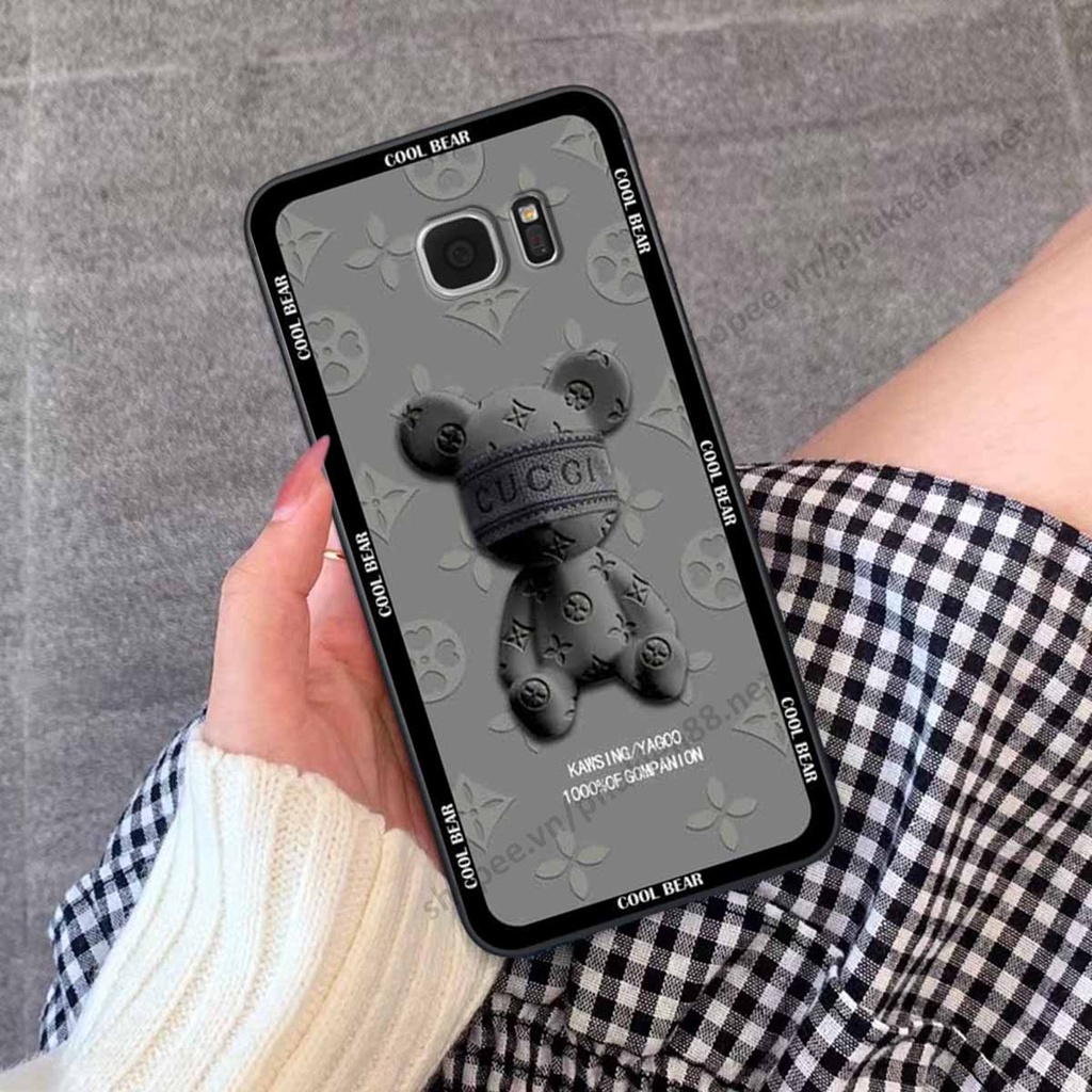Ốp Samsung S6 / S6 EDGE / S7 / S7 EDGE bear, k@ws thương hiệu phong cách ốp lưng thời trang cao cấp