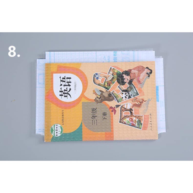 set 10 decal bọc vở cho bé