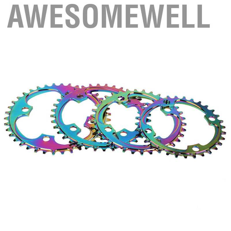 Awesomewell Aluminum Alloy 32T/34T/36T/38T Single Speed Bike Crank Ring Chain Wheel Disc