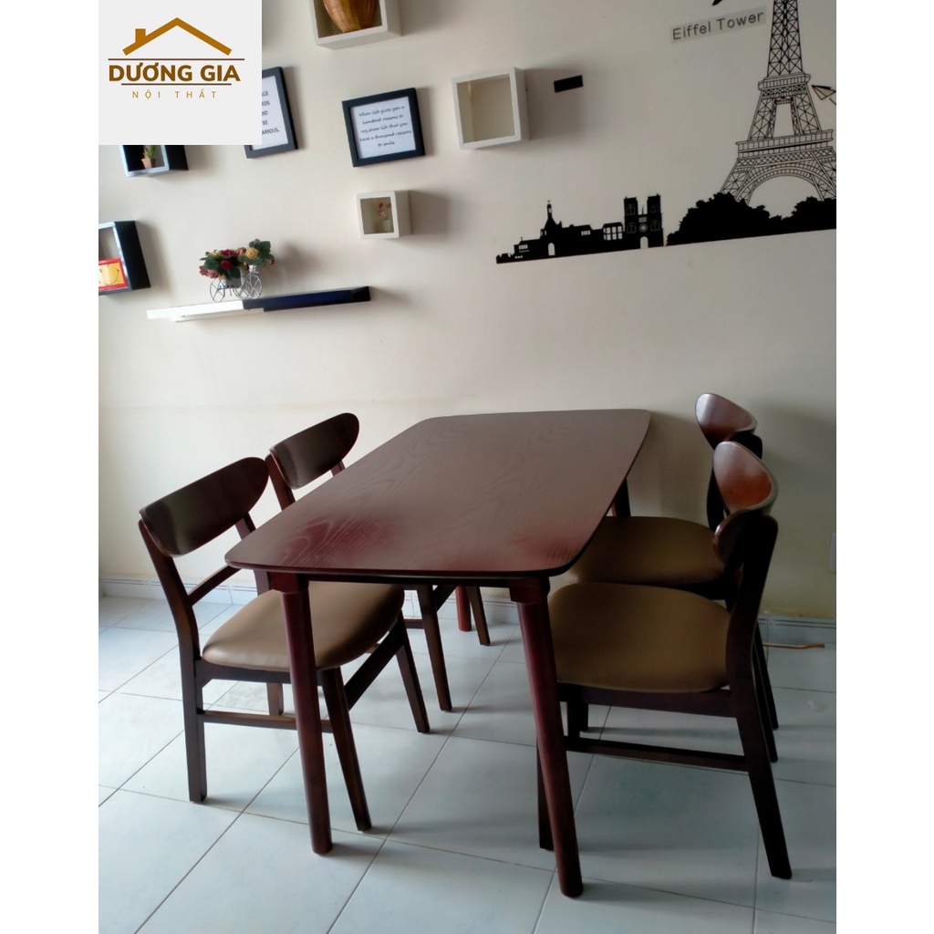Bàn ăn gia đình , bộ bàn ăn chung cư cao cấp