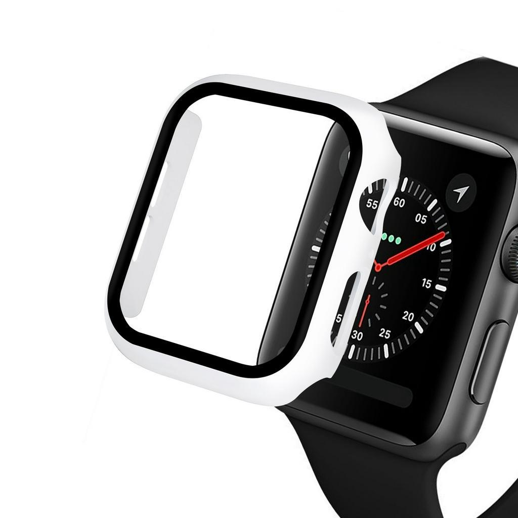 Vỏ bảo vệ viền PC cho đồng hồ thông minh Apple Watch 6/5/4 40MM/44MM Series 1/3/2 38MM/42MM