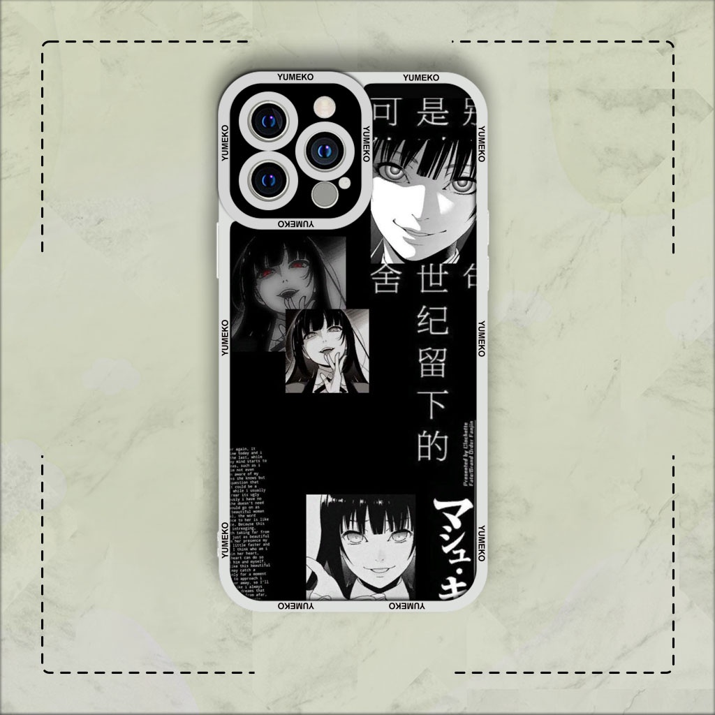 Ốp lưng iphone cạnh vuông JM Case Kakegurui anime Yumeko 6plus/6s/6splus/7/7plus/8/8plus/x/xs/11/12/pro/max/plus/promax