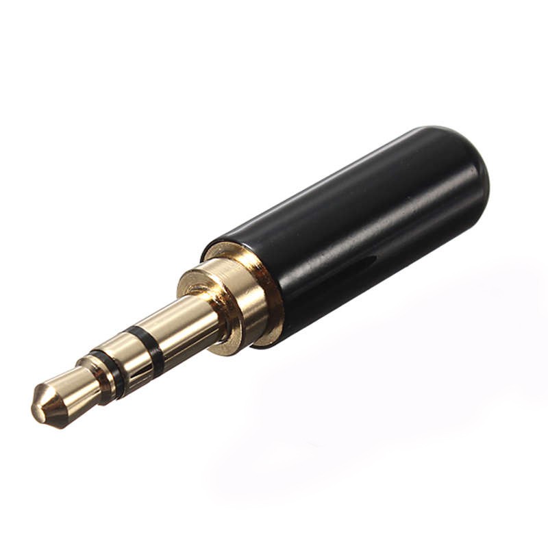 (Tự hàn) Jack audio 3.5mm đầu vàng 3 ngất siêu đẹp và siêu bền