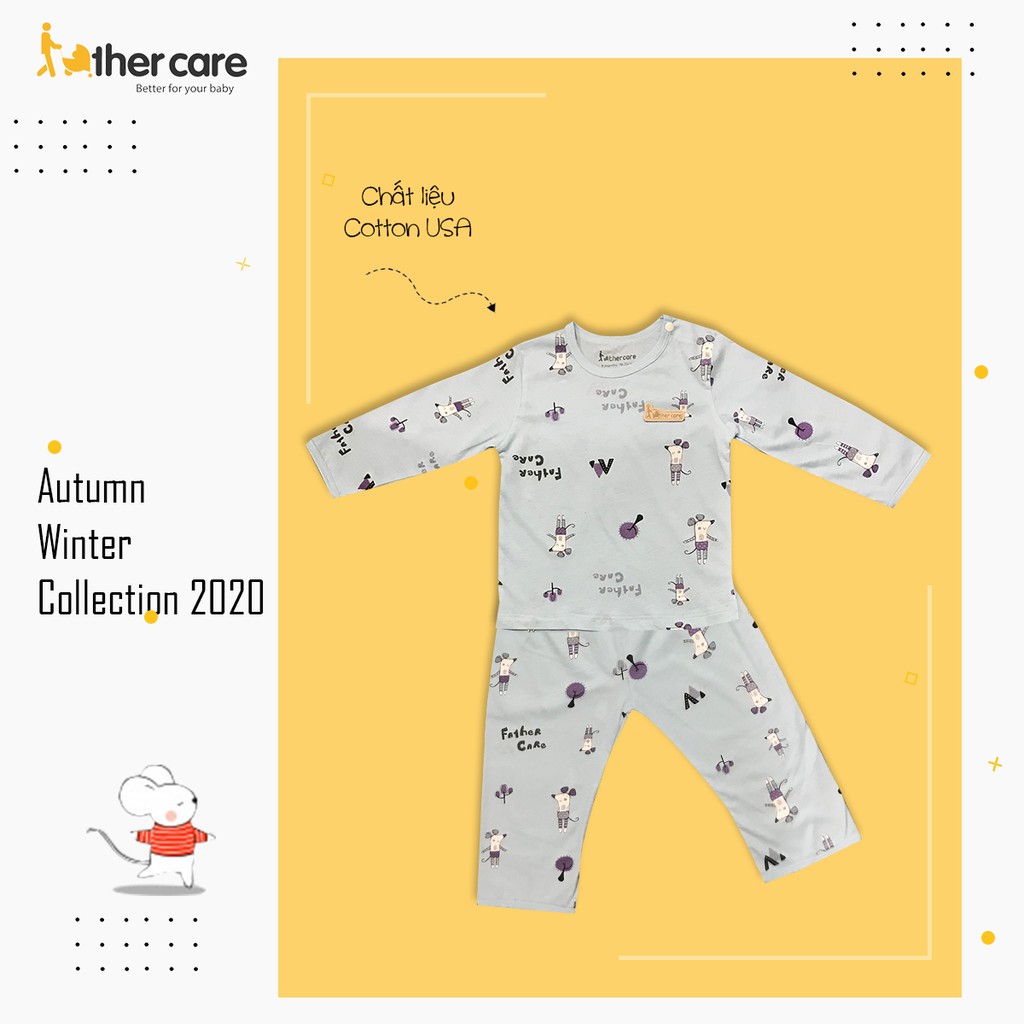 Bộ Quần Áo Trẻ em DT FatherCare Cài Vai- Chuột Ballet FC811