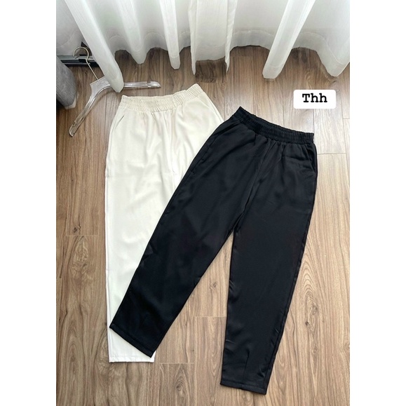 ảnh thật - quần baggy trơn