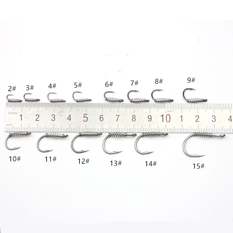 Set 10 lưỡi câu cá kích thước 2 đến 15