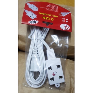 Ổ cắm nối Lưu động 800w nhỏ gọn dây dài 3m, 5m tiện lợi Ổ điện mini