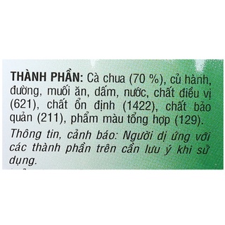 Tương Cà Cholimex chai 830gr