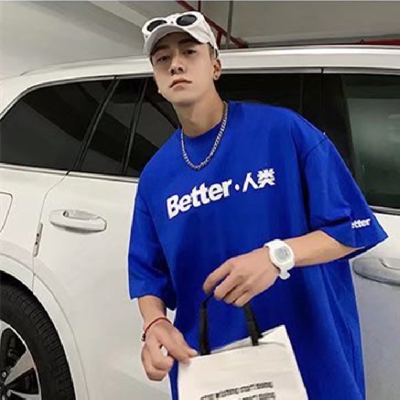 Áo Thun Tay Ngắn Dáng Rộng In Họa Tiết Thời Trang Mùa Hè Phong Cách Hàn Quốc Cho Nam Và Nữ Size M-5XL